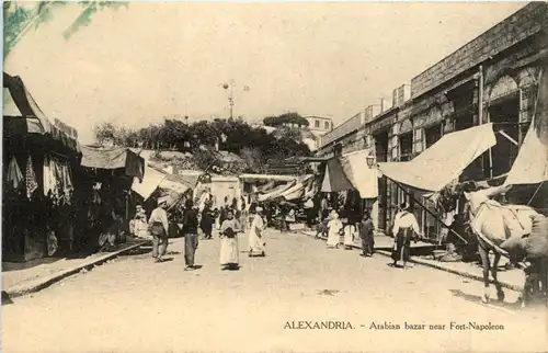 Alexandria - Arabien bazar near Fort Napoleon -279612