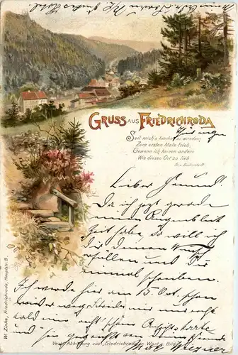 Gruss aus Friedrichroda - Litho -252376