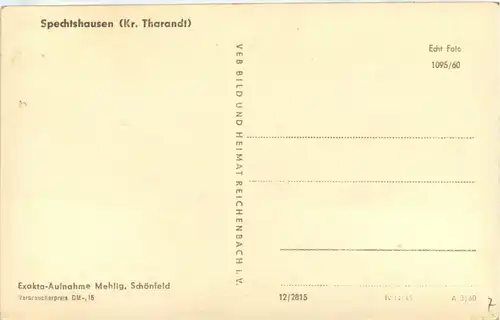 Spechtshausen - Krs. Tharandt -279090