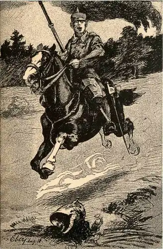 Der Krieg 1914 Künstlerkarte -279210