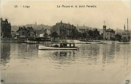 Liege - La Meuse et le petit Paradis -279984