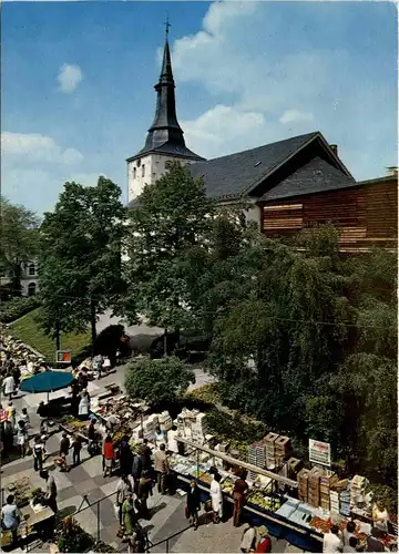 Lüdenscheid - Erlöserkirche und Markt -278112