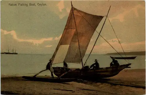 Ceylon - Native Fishing Boat -279490