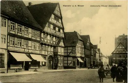 Hameln . Aldeutsche Häuser -279364