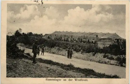 Russenlager an der Westfront - Feldpost -279682