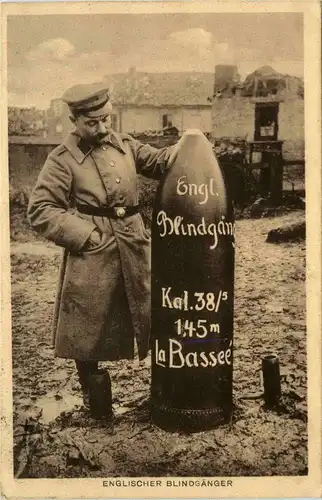 La Bassee - Englischer Blindgänger Feldpost -280204