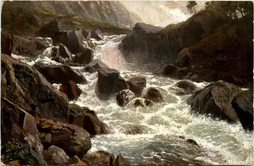 Wasserfall bei Odde -280582