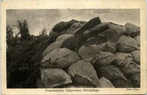 Französische Flügelmine - Blindgänger - Feldpost -279716
