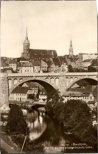 Bautzen - Partie an der Kronprinzenbrücke -280270