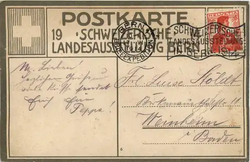 Bern - Schweizerische Landesausstellung 1914 -253332