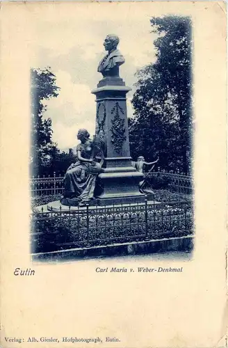 Eutin - Carl Maria von Weber Denkmal -280806