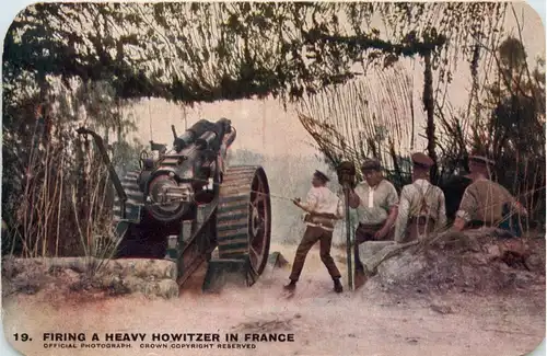 Firing a Heavy Howitzer in france -280220