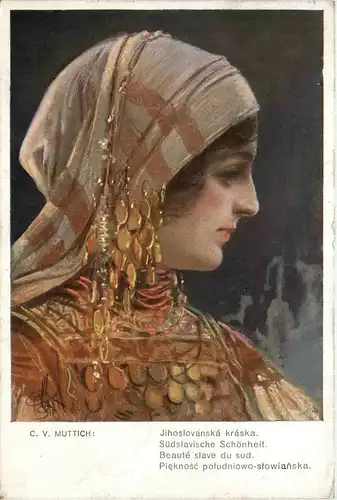 C. V. Muttich - Südslavische Schönheit -280088