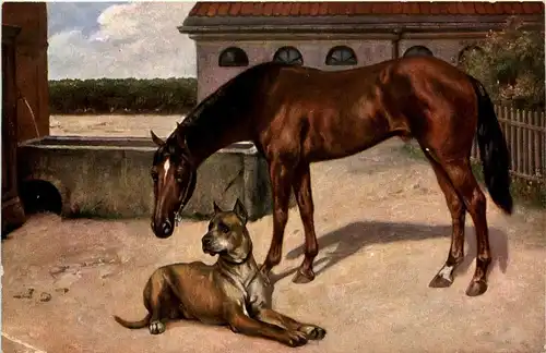 Pferd Horse Dog -280738