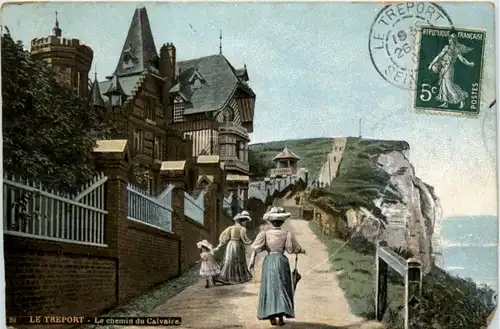 Le Treport - Le chemin du Calvaire -220498