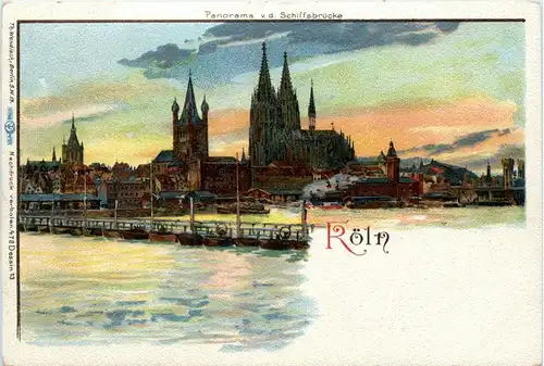 Köln - Schiffsbrücke -279340