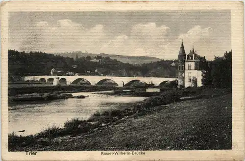 Trier - Kaiser Wilhelm Brücke -280872