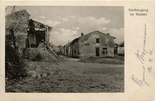 Dorfeingang im Westen -279440