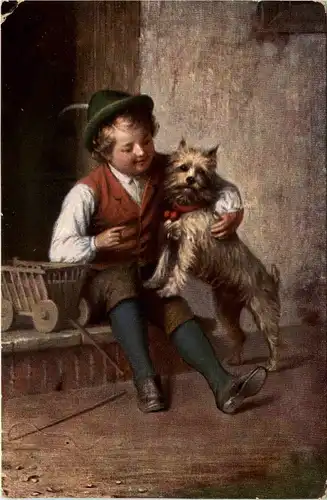 Kind mit Hund -280668
