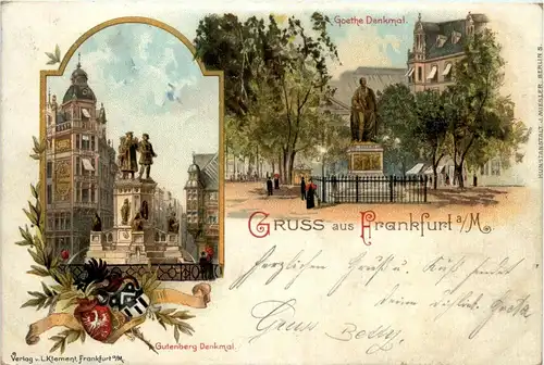 Gruss aus Frankfurt - Litho -246068