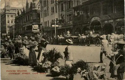 Cape Town - Flower Sellers Adderley Street -280930