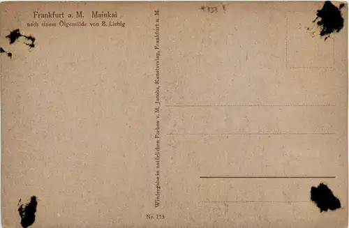 Frankfurt - Künstlerkarte B. Liebig -246254