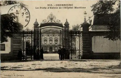 Cherbourg - La Porte d Entree de l Hopital Maritime -220386
