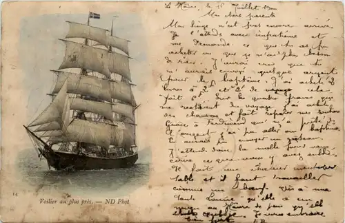 Voilier au plus pres -220466