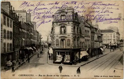 Cherbourg - Rue du Bassin -220420