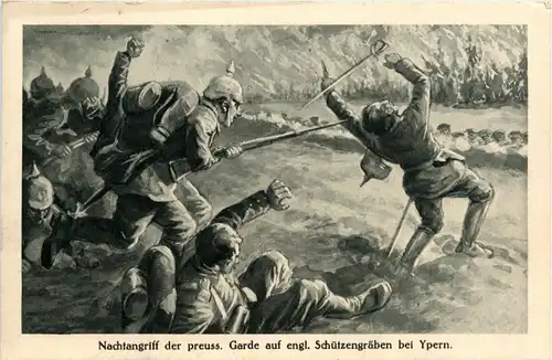 Nachtangriff der preussischen Garde bei Ypern -280208