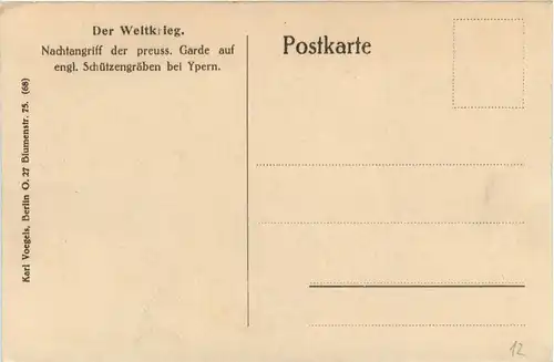 Nachtangriff der preussischen Garde bei Ypern -280208