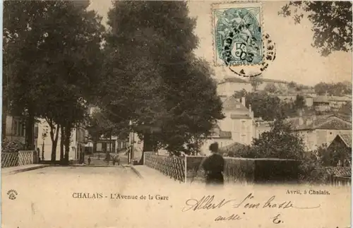 Chalais - L Avenue de la gare -220834
