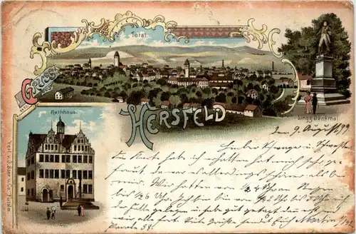 Gruss aus Hersfeld - Litho -222308