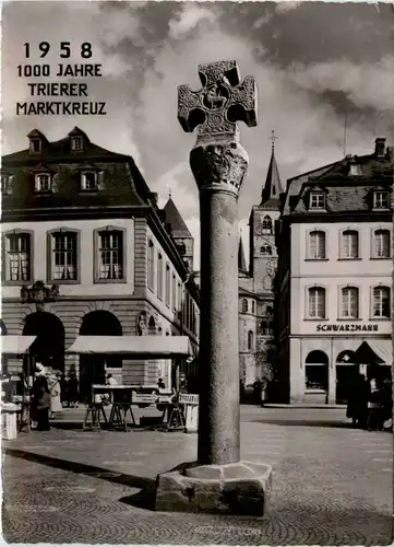 Trier - 100 Jahre Marktkreuz 1958 -221544