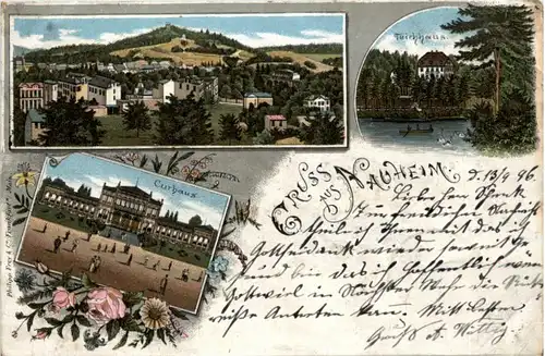 Gruss aus Nauheim - Litho 1896 -221960