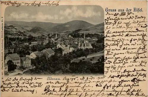 Gruss aus der Eifel - Adenau - Bahnpost Remagen Adenau -222022