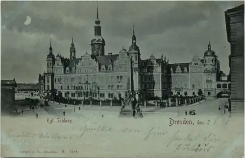 Dresden - Kgl Schloss 1893 -221904