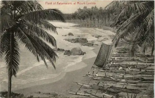 Caylon - Fleet of Katamarans at Mount Lavinia -220314