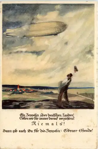 Ein deutscher Zeppelin über Deutschalnd -222586