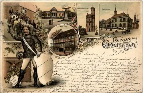 Gruss aus Göttingen - Litho 1896 -222240