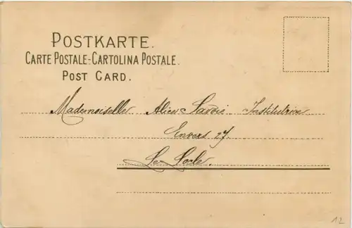 Künstlerkarte C. Klein -222574