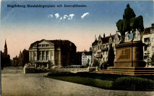 Magdeburg - Staatsbürgerplatz -221980