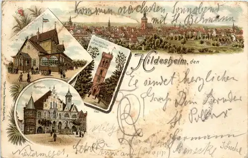 Gruss aus Hildesheim - Litho -248116