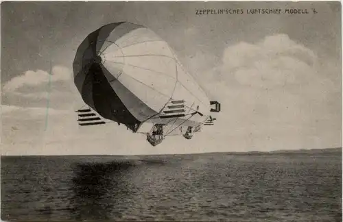 Zeppelinsches Luftschiff Modell 4 -222616