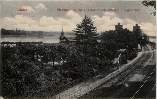 Mainz - Eisenbahnbrücke -223136