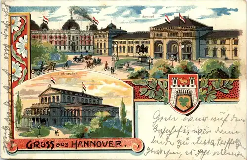 Gruss aus Hannover - Litho -248256