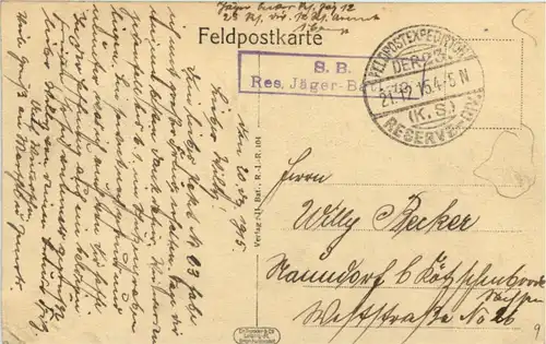 An den Unterständen - feldpost -222910