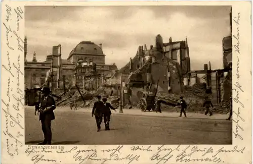 Strassenbild - Feldpost -222976