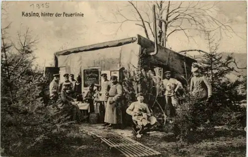 Kasino hinter der Feuerlinie - Feldpost -223206
