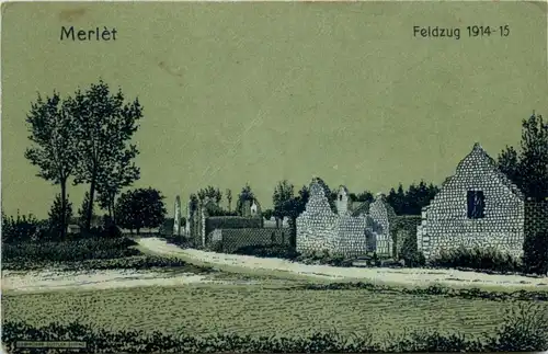 Merlet - Feldzug 1914-15 -223332